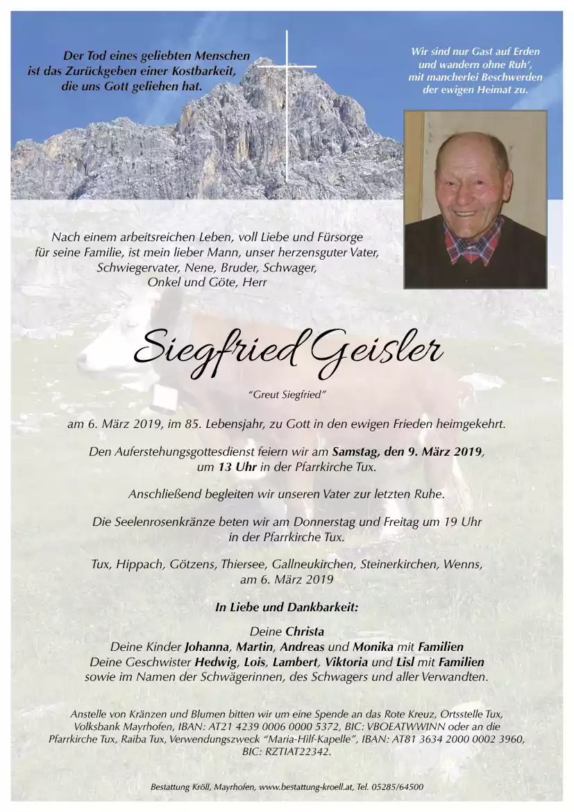 Parte von Siegfried Geisler